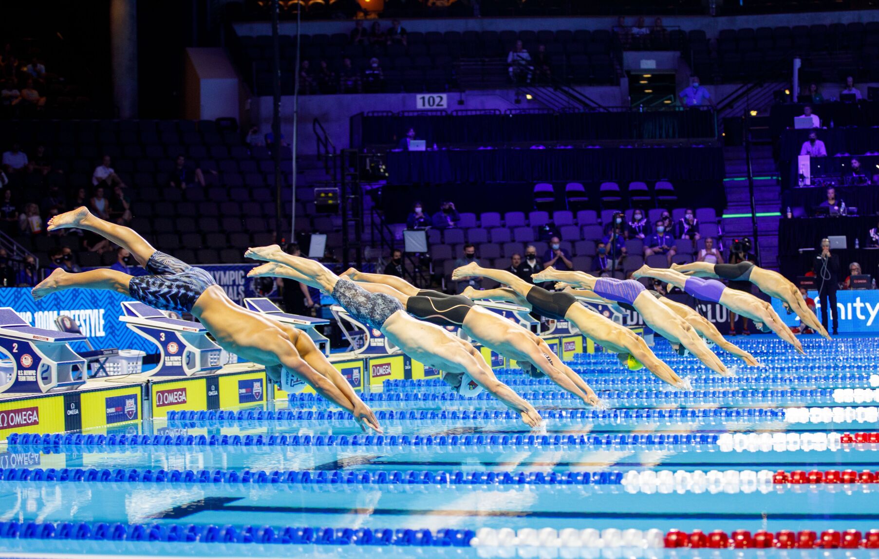 100 meter freestyle